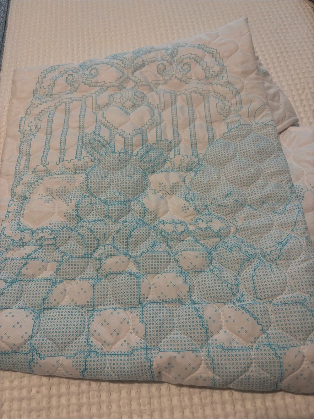 Tobin Baby Quilted Kit in Pink and Green
